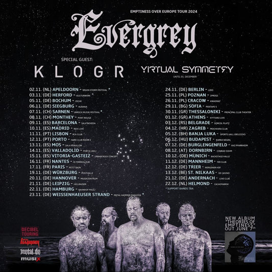 KLOGR announces tour with Evergrey